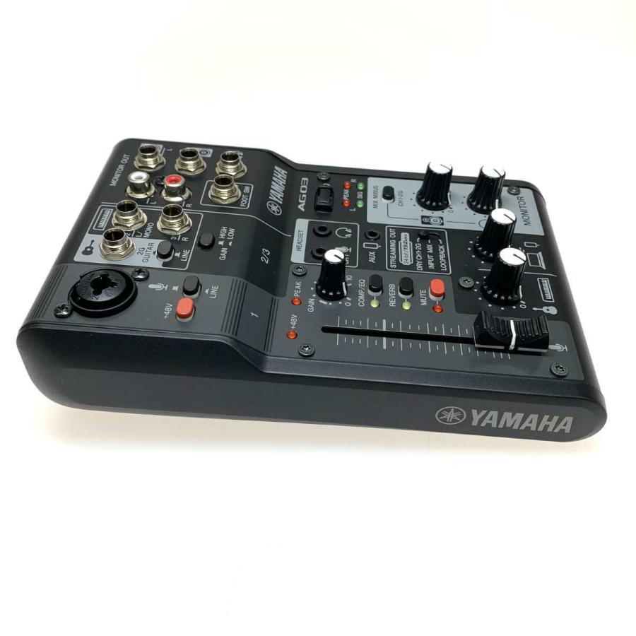 YAMAHA ヤマハ 楽器 　ミキサー Live Streaming Mixer AG03 MK2 目立った傷や汚れなし_3