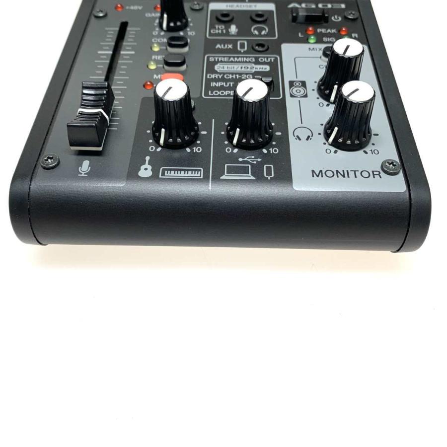 YAMAHA ヤマハ 楽器 　ミキサー Live Streaming Mixer AG03 MK2 目立った傷や汚れなし_5