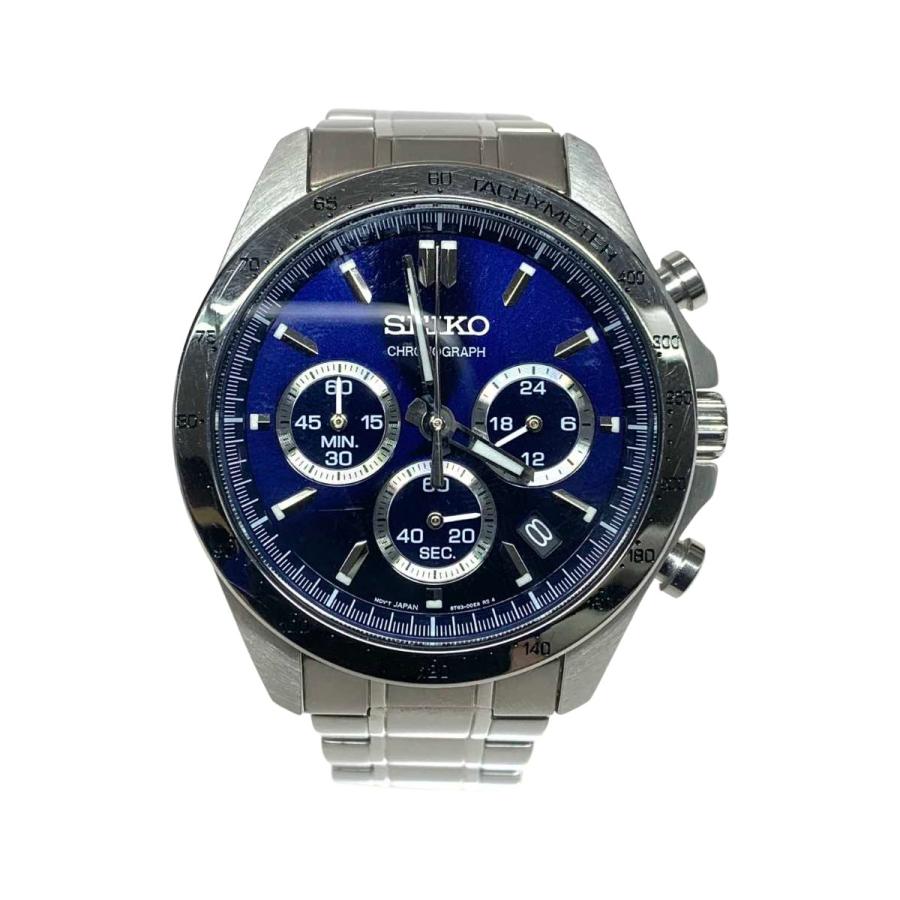 【稼働品】SEIKO セイコー クロノグラフ 8T63-00D0 SEIKO（セイコー） 腕時計 クロノグラフ 8T63-00D0 やや傷や汚れあり