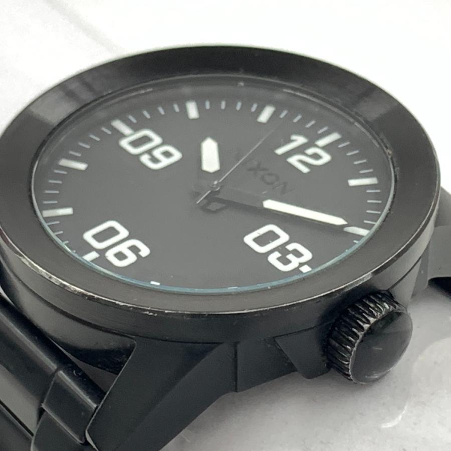 NIXON（ニクソン） 〇〇 THE PRIVATE クォーツ 腕時計 ブラック 現状