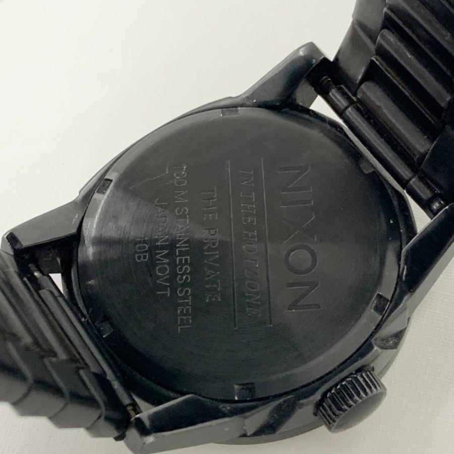 NIXON（ニクソン） 〇〇 THE PRIVATE クォーツ 腕時計 ブラック 現状