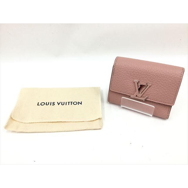 〇〇 LOUIS VUITTON ルイヴィトン 三つ折り財布　ポルトフォイユ・カプシーヌ　XS M68588 ピンク 目立った傷や汚れなし :  1016002445854 : リサイクルビッグバンヤフー店 - 通販 - Yahoo!ショッピング