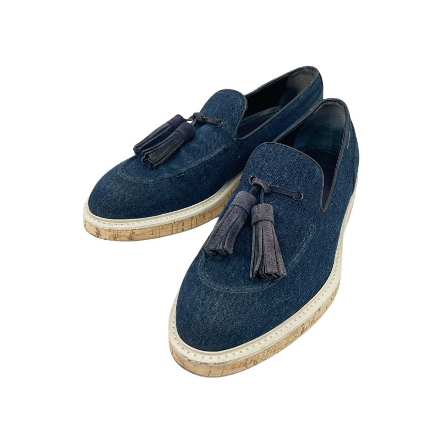 LOUIS VUITTON 〇〇 ルイヴィトン ローファー デニム メンズ 靴 