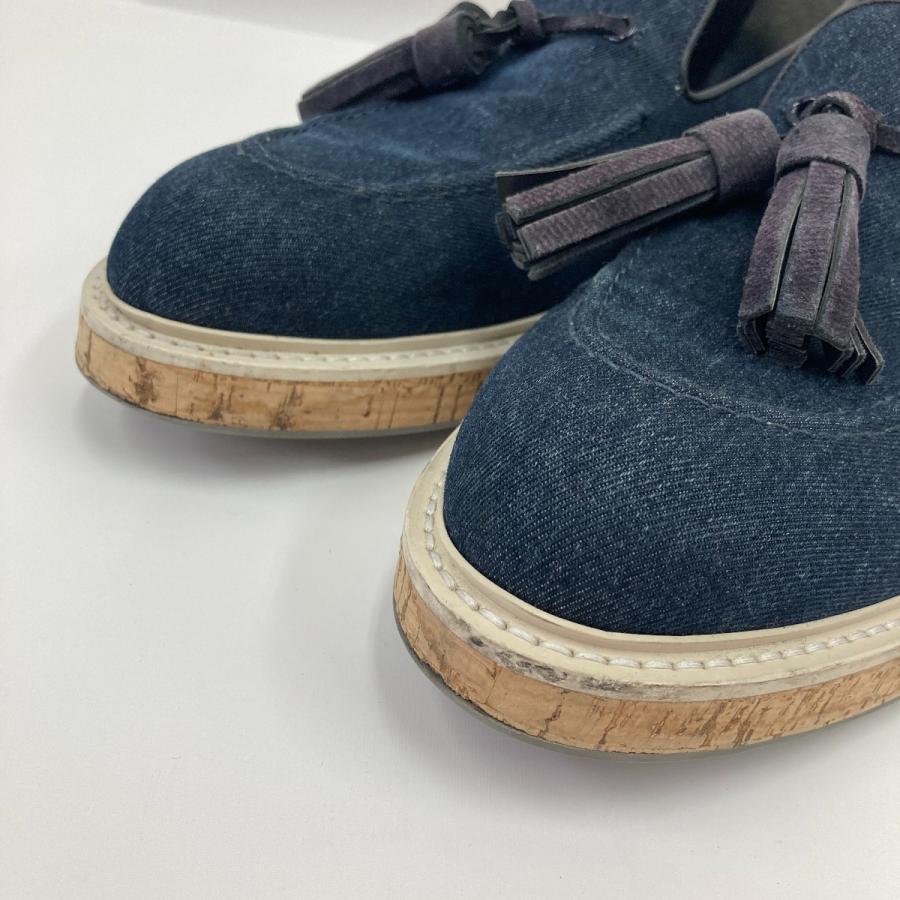 LOUIS VUITTON 〇〇 ルイヴィトン ローファー デニム メンズ 靴 