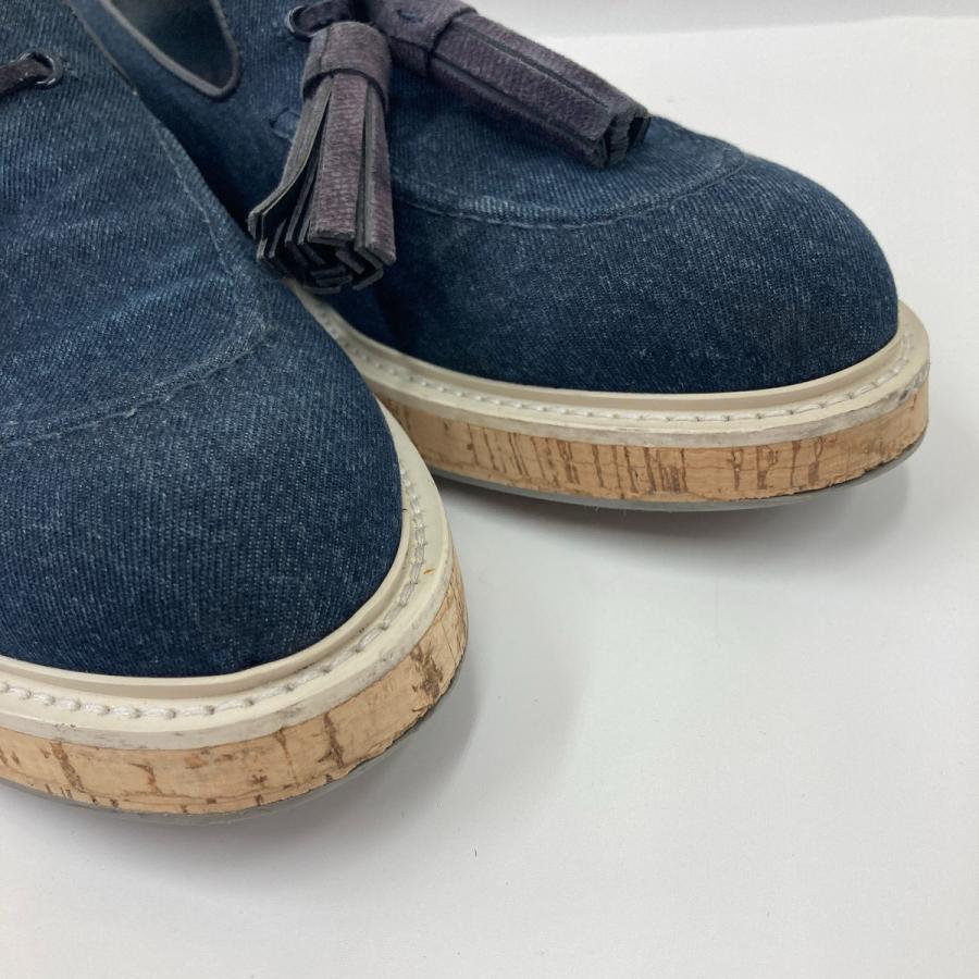 LOUIS VUITTON 〇〇 ルイヴィトン ローファー デニム メンズ 靴 