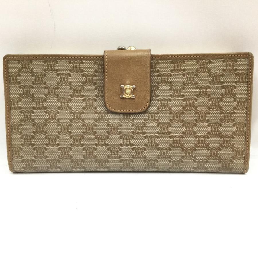 CELINE 〇〇 セリーヌ マカダム柄 オールドセリーヌ 長財布 ヴィ 