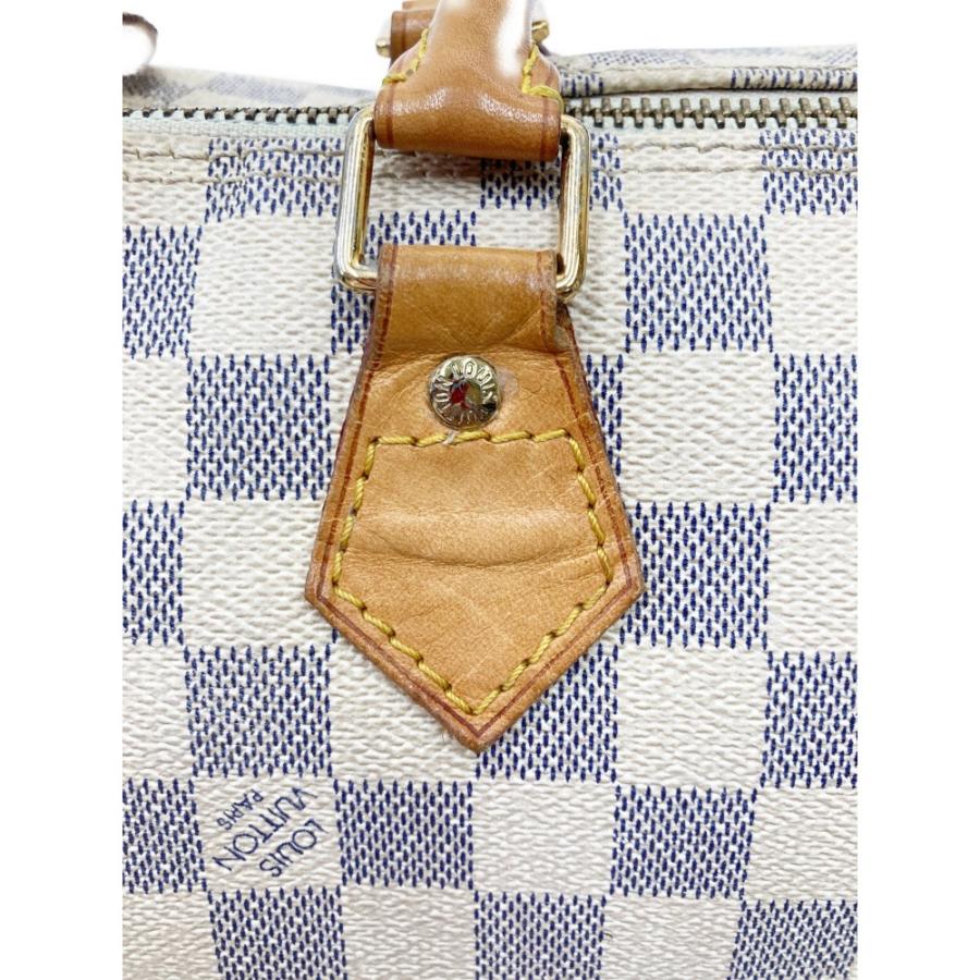 〇〇 LOUIS VUITTON ルイヴィトン ダミエアズール スピーディ30 ハンドバッグ N41533 傷や汚れあり｜bigban｜04