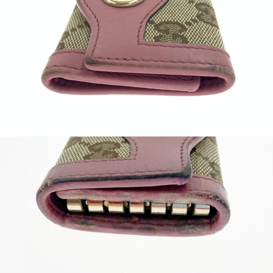 GUCCI 6連キーケース　キャンバス GUCCI（グッチ） 〇〇 スーキー GGキャンバス 6連 キーケース 282432