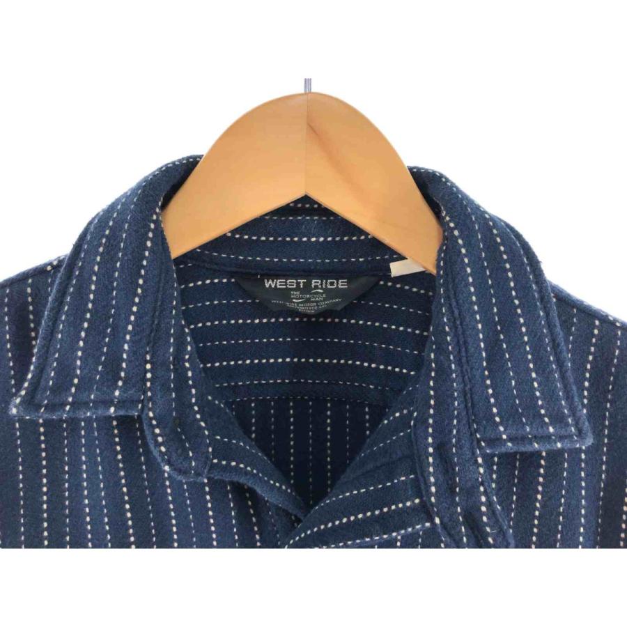 WEST RIDE ストライプジャケット Lサイズ West Rideストライプジャケット