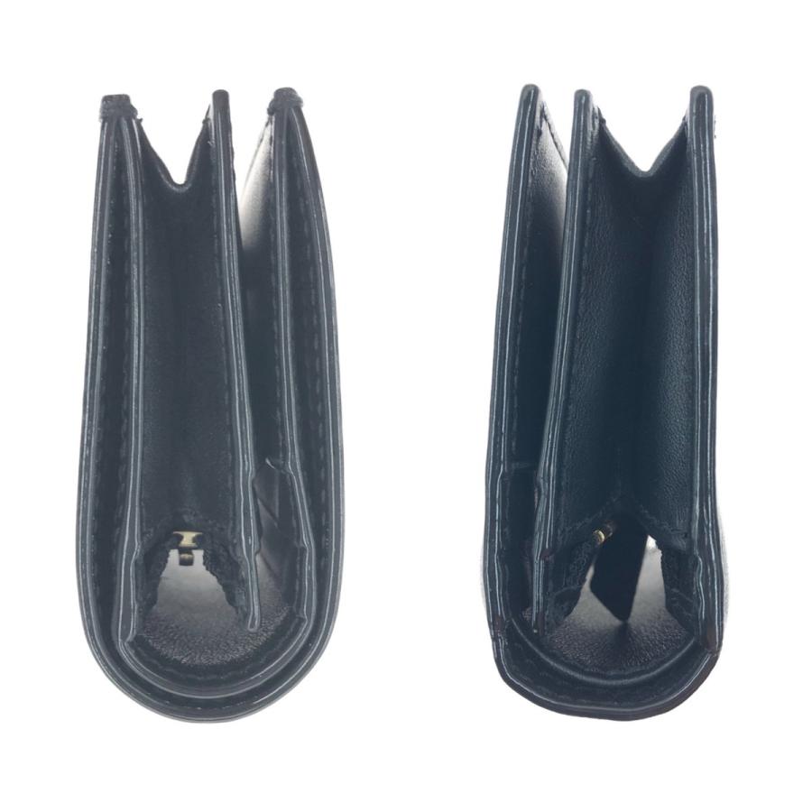 〇〇 JIMMY CHOO ジミーチュウ ハンヌ 二つ折り財布 14503855 ブラック
