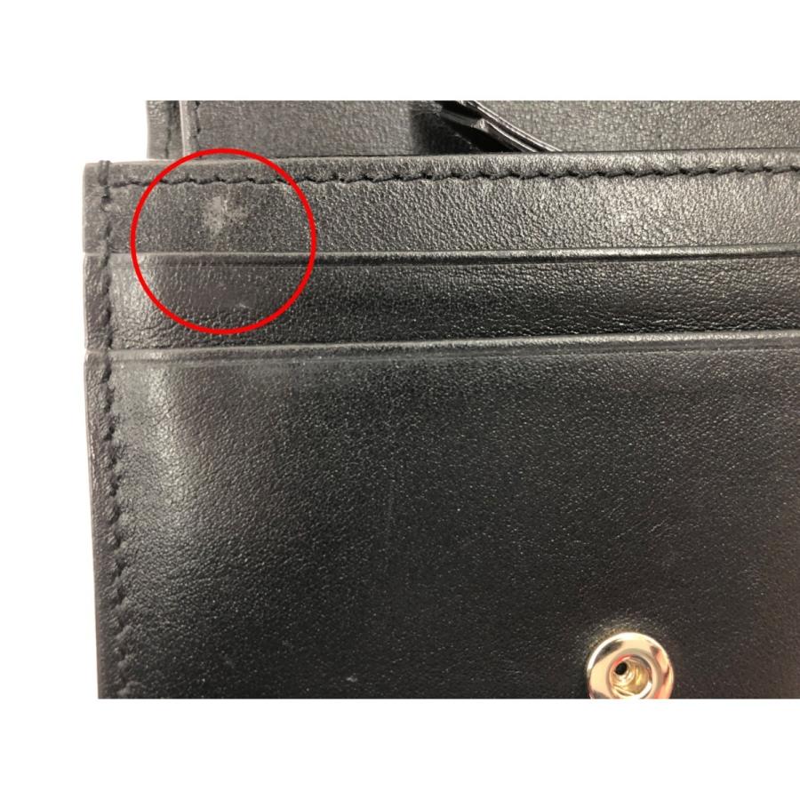 〇〇 JIMMY CHOO ジミーチュウ ハンヌ 二つ折り財布 14503855 ブラック
