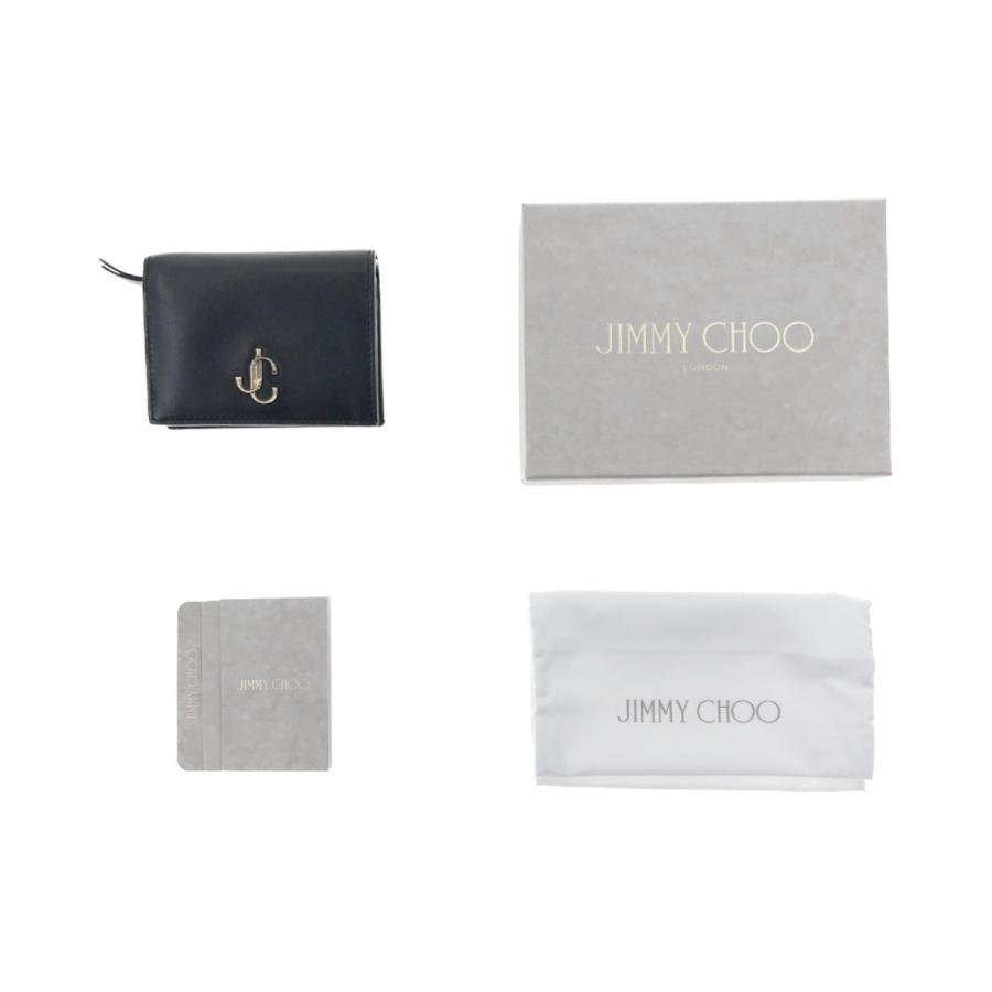 〇〇JIMMY CHOO ジミーチュウ ハンヌ 二つ折り財布 14503855 ブラック 〇〇 JIMMY CHOO ジミーチュウ ハンヌ 二つ折り財布 14503855 ブラック