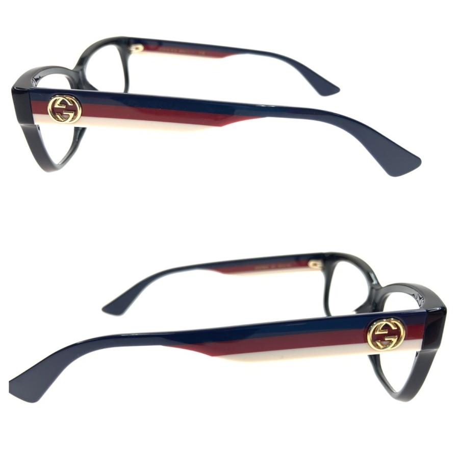 〇〇GUCCI グッチ メガネフレーム GG0278OA ブラック x ネイビー x レッド GUCCI（グッチ） 〇〇 メガネフレーム GG0278OA ブラック x ネイビー x