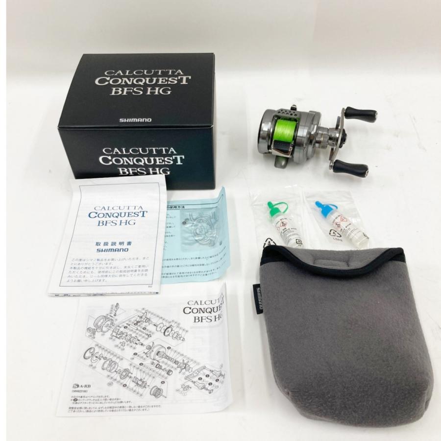 〇〇 SHIMANO シマノ CALCUTTA CONQUEST 17カルカッタコンクエスト BFSHG 右 03675  ベイトリール やや傷や汚れありの画像