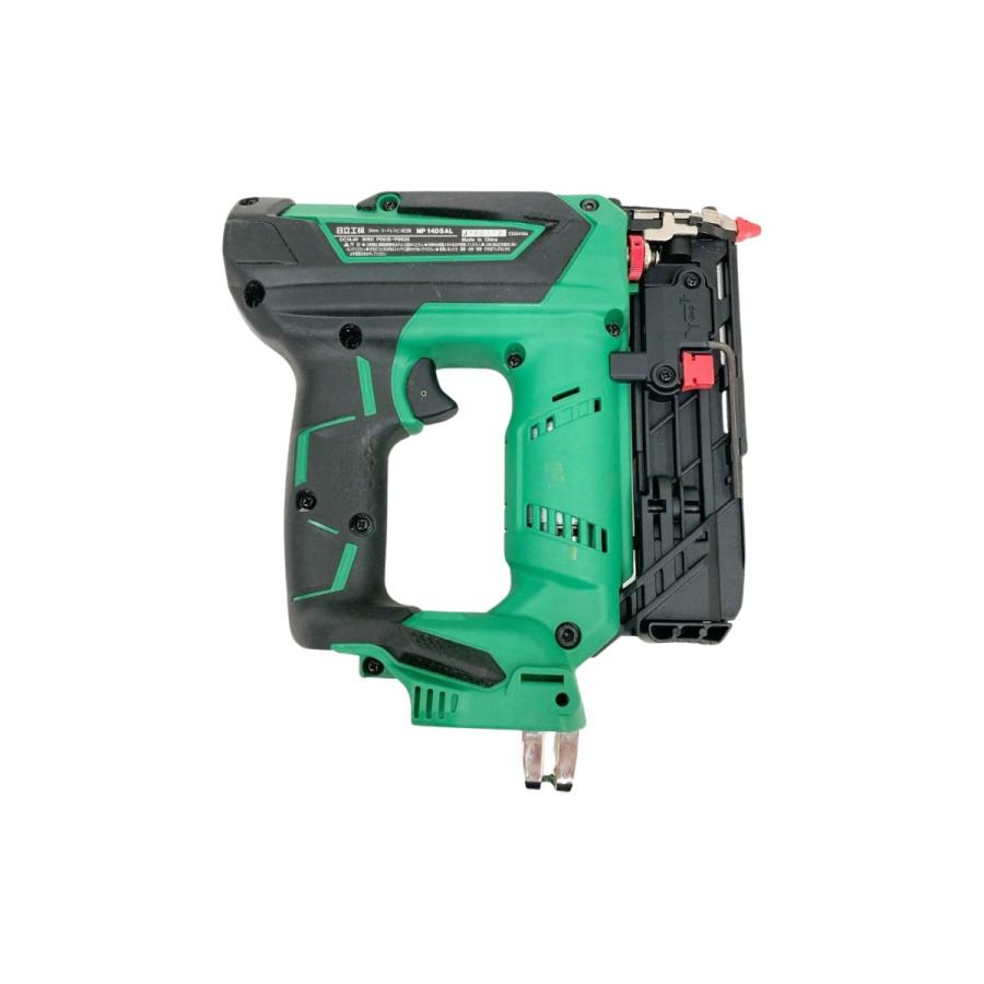 日立　コードレスピン釘打ち機　NP14DSAL　未使用 〇〇 HITACHI 日立 コードレスピン 釘打機 NP14DSAL グリーン やや傷や