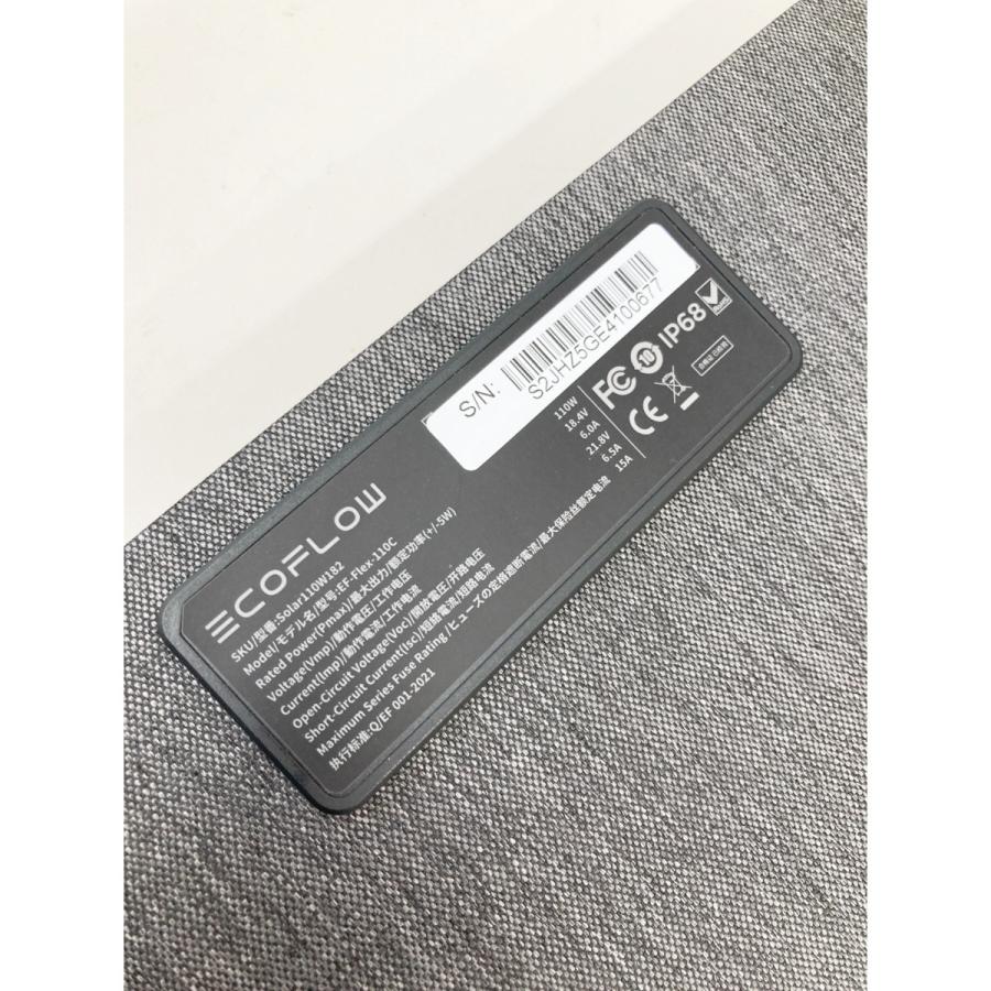 ЗЗ EcoFlow エコフロー 110Wソーラーパネル チャージャー EF ЗЗ EcoFlow エコフロー 110Wソーラーパネル チャージャー EF
