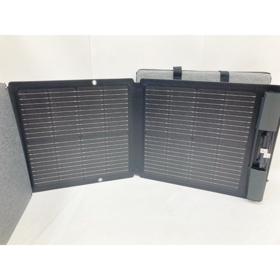ECOFLOW エコフローソーラーパネル110w 未使用収納ケース 付きグレー EcoFlow 110Wソーラーパネル EFSOLAR110N 折り畳み式ソーラーパネル