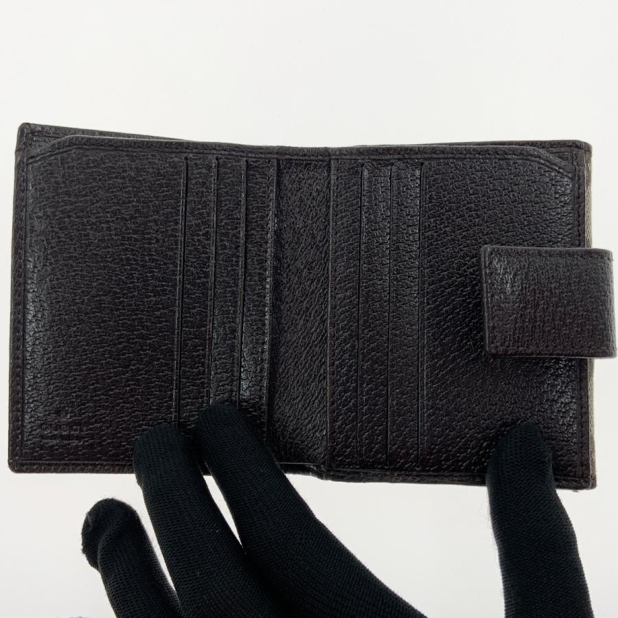 GUCCI（グッチ） 〇〇 GGキャンバス コンパクトウォレット Wホック 二