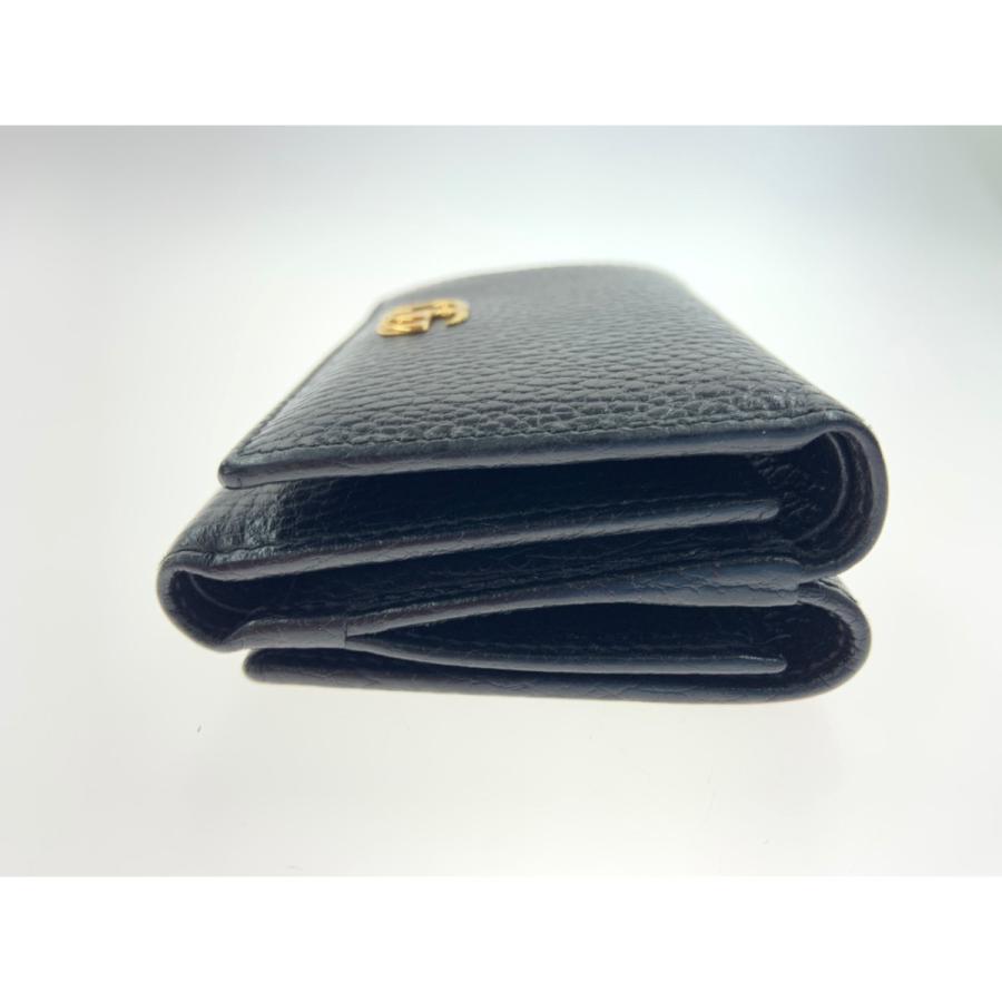 〇〇GUCCI グッチ プチマーモント 三つ折り財布 474746 CAO0G ブラック GUCCI（グッチ） 〇〇 プチマーモント 三つ折り財布 474746 CAO0G