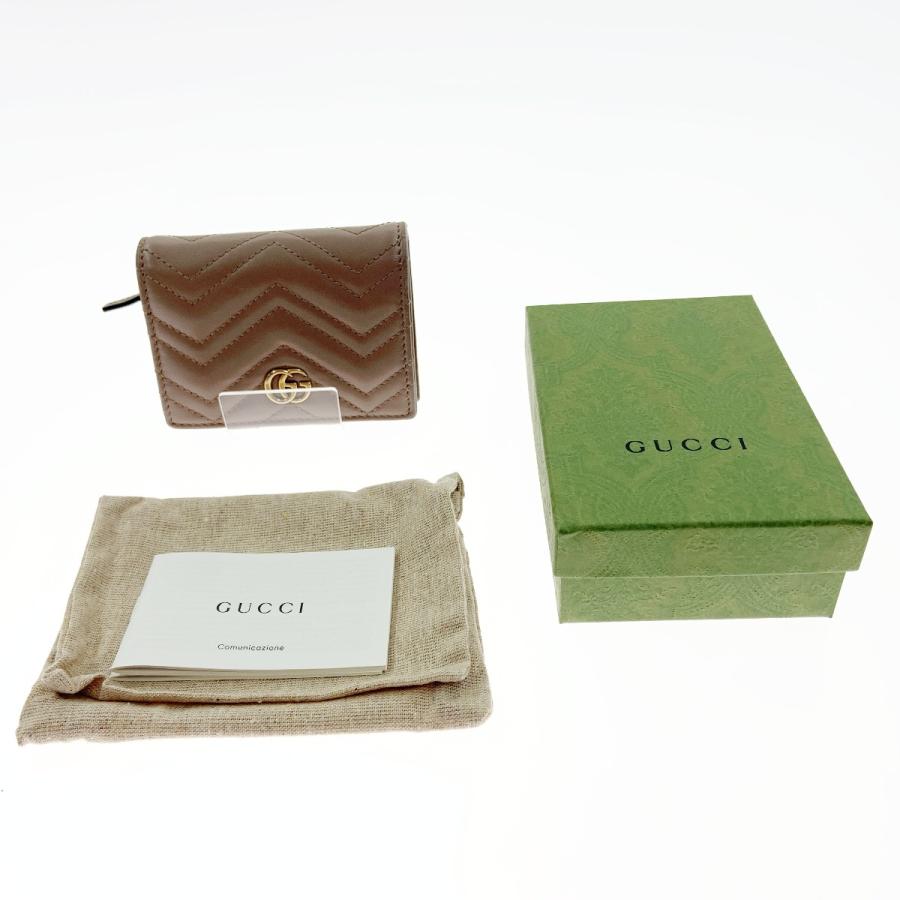 GUCCI（グッチ） 〇〇 GGマーモント コイン＆札入れ付 カードケース 二