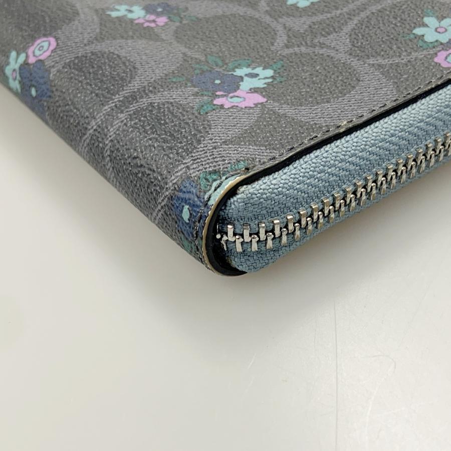 新品同様 COACH f59729 長財布 コーチキャンパス COACH（コーチ） 長財布 コーティングキャンバス スムースレザー