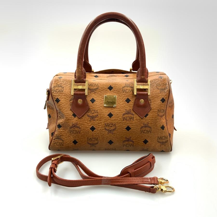 MCM（エムシーエム） 〇〇 ヴィセトス ミニボストンバッグ 2WAYバッグ