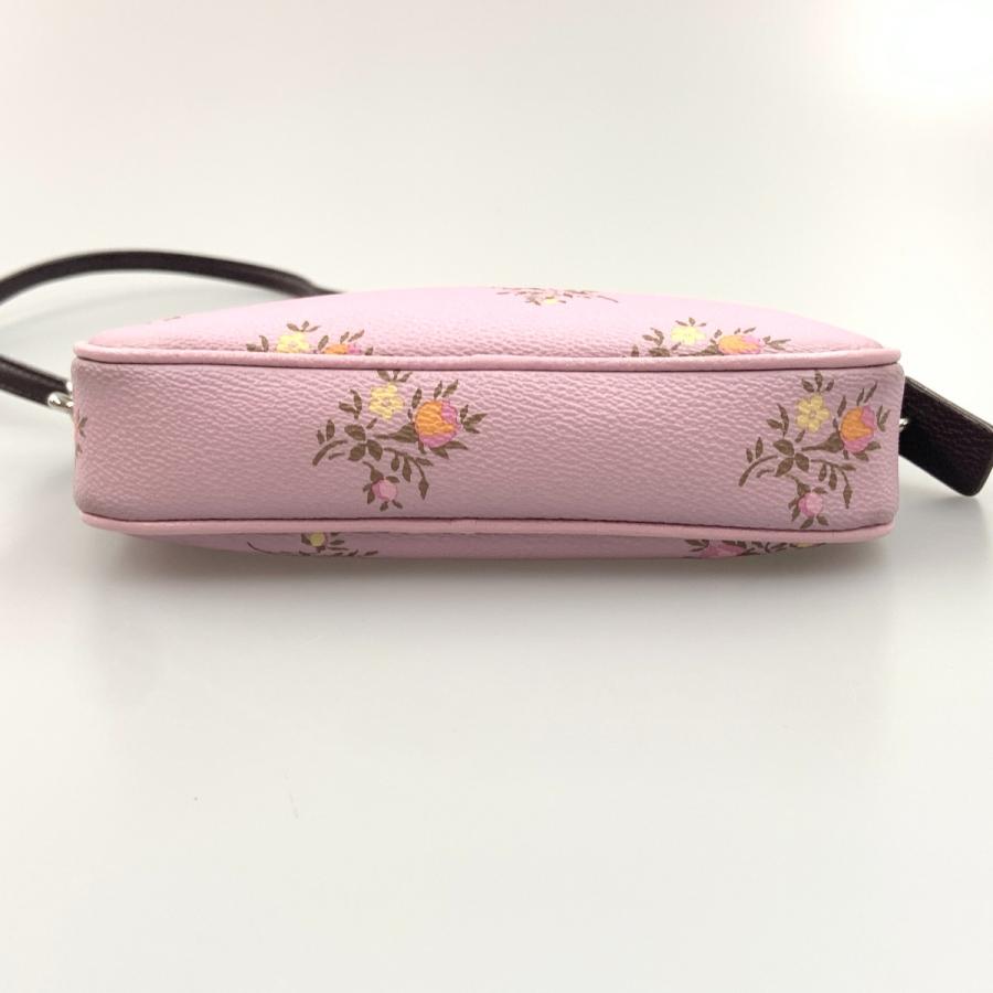 COACH 〇〇 コーチ 花柄 ショルダーバッグ ピンク 目立った傷や COACH 〇〇 コーチ 花柄 ショルダーバッグ ピンク 目立った傷や