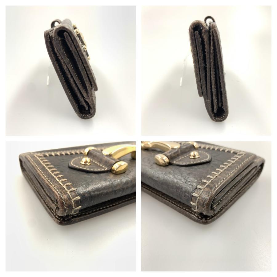 ✨グッチ 224258✨ シマ GG柄 ホースビット レザー 長財布 GUCCI（グッチ） 〇〇 シマライン ホースビット GG 長財布 224257