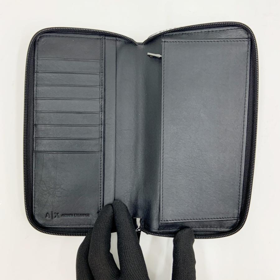 ARMANI（アルマーニ） 〇〇 EXCHANGE AX ラウンド ロゴ ファスナー