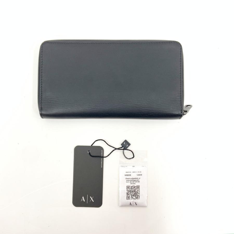 ARMANI（アルマーニ） 〇〇 EXCHANGE AX ラウンド ロゴ ファスナー
