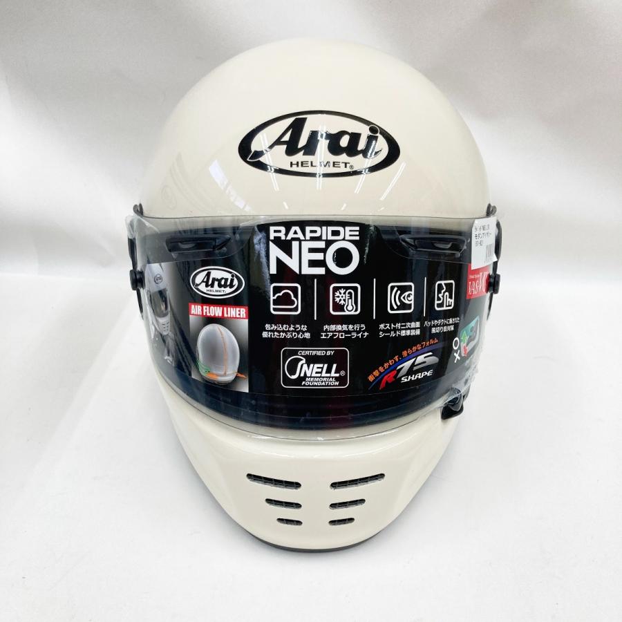 〇〇 Arai アライ ヘルメット ラパイドネオ LTD 61/62cm ホワイト 未使用品 未使用に近い｜bigban｜03