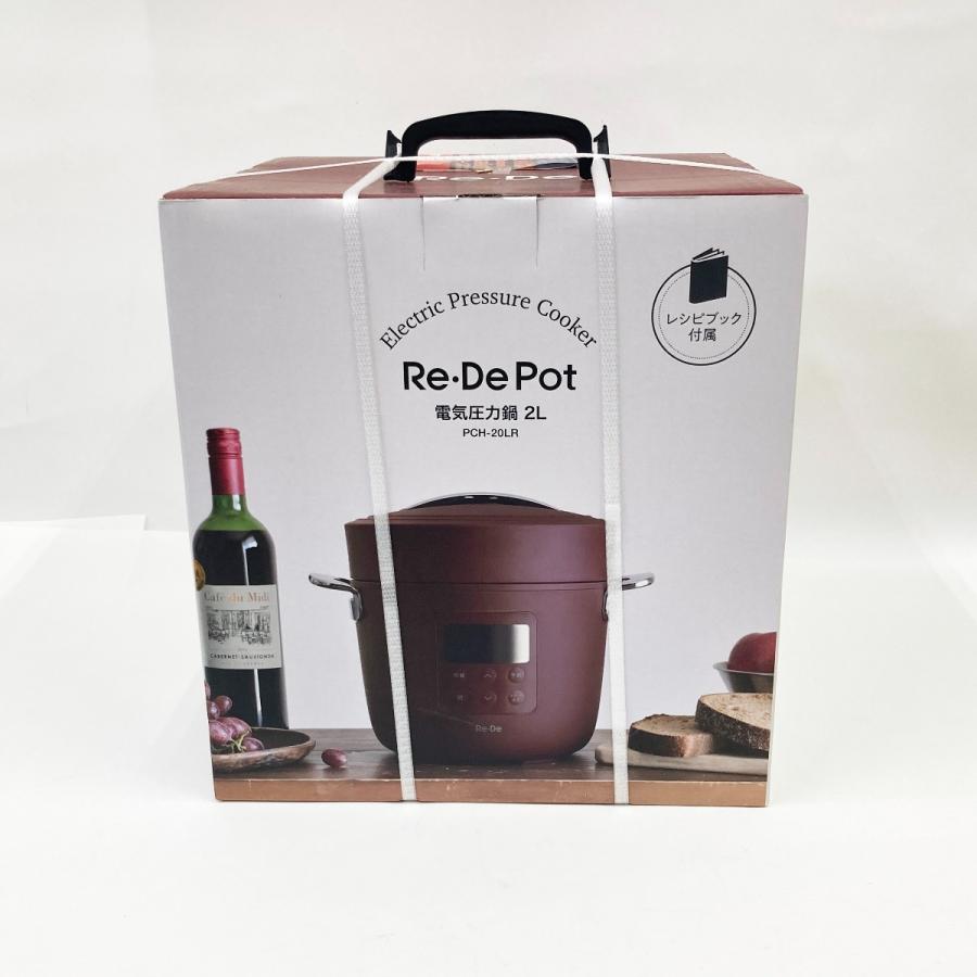 〇〇Re・De Pot 電気圧力鍋 2L PCH-20LR 未開封品 〇〇 Re・De Pot 電気圧力鍋 2L PCH-20LR 未開封品 未使用に近い