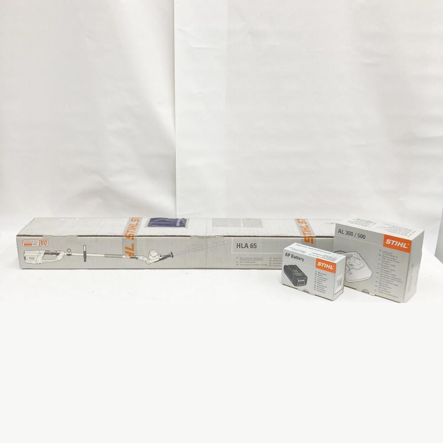 〇〇 STIHL スチール ロングリーチヘッジトリマー HLA65 バッテリー 