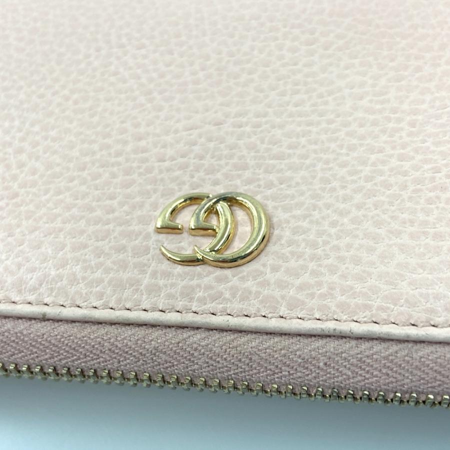 美品 現行⟡.·GUCCI 長財布 マーモント ラウンドジップ カーキ 希少 極美品！ ✨極美品✨GUCCI 長財布 GGマーモント ラウンドファスナー