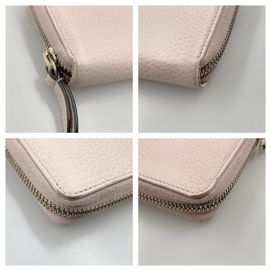 美品 現行⟡.·GUCCI 長財布 マーモント ラウンドジップ カーキ 希少 極美品！ ✨極美品✨GUCCI 長財布 GGマーモント ラウンドファスナー
