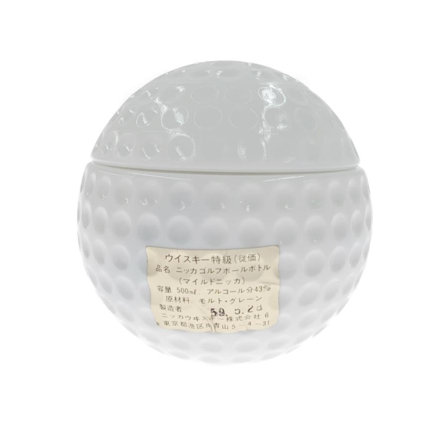 ニッカゴルフボール陶器ボトル特級表示43度500ml 【公式通販】