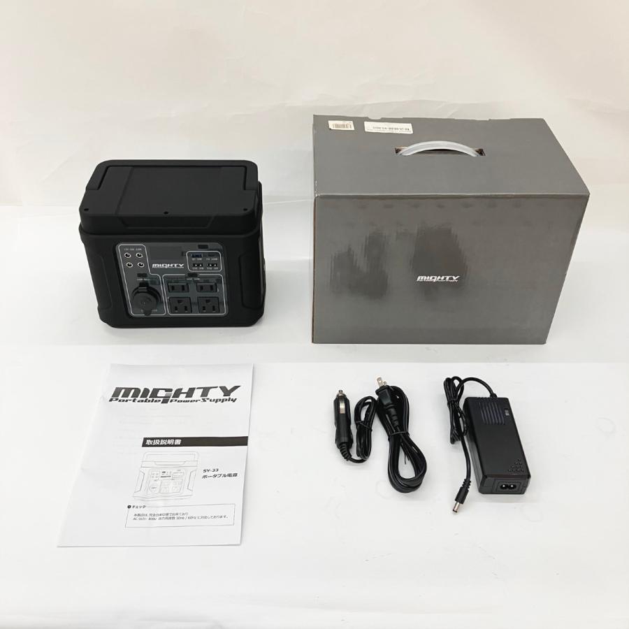 〇〇MIGHTY マイティ ポータブル電源 SY-33 未使用品 〇〇 MIGHTY マイティ ポータブル電源 SY-33 未使用品 未使用に近い