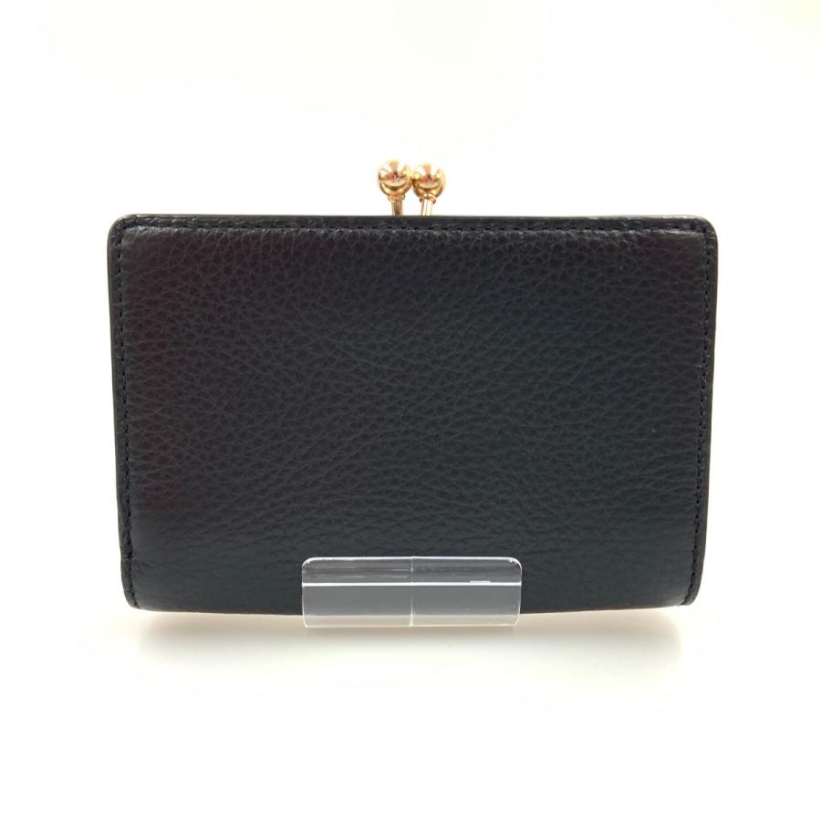 COACH ブラック 二つ折り財布がま口
