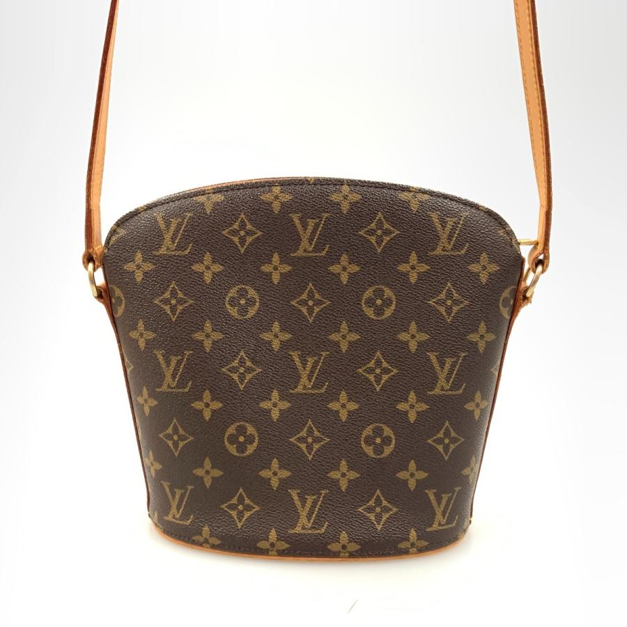 〇〇 LOUIS VUITTON ルイヴィトン モノグラム ドルーオ ショルダーバッグ M51290 ブラウン やや傷や汚れあり_1