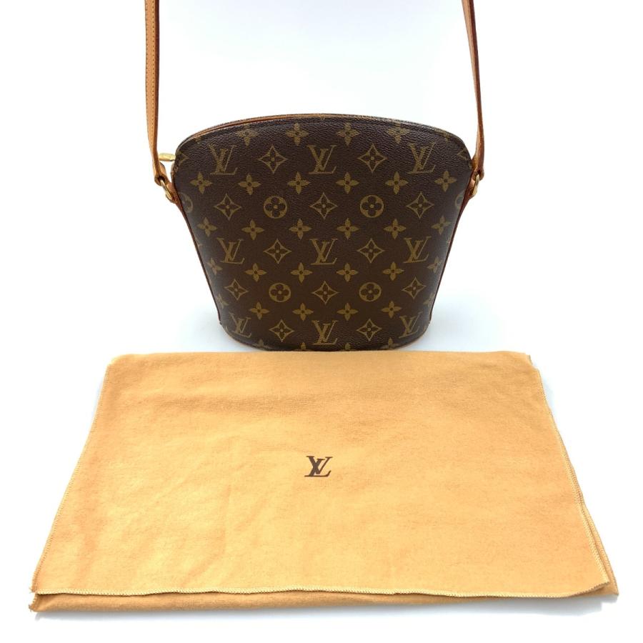 〇〇 LOUIS VUITTON ルイヴィトン モノグラム ドルーオ ショルダーバッグ M51290 ブラウン やや傷や汚れあり_8