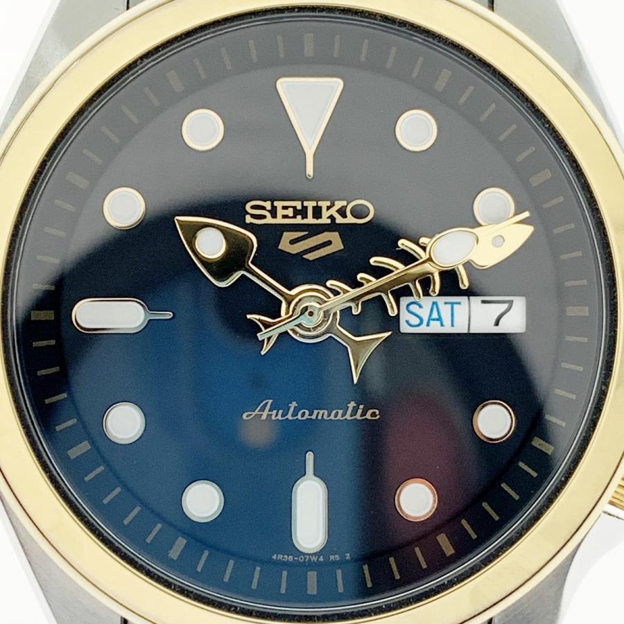 〇〇SEIKO セイコー 5スポーツ 海外モデル US スペシャル クリエーション 腕時計 SRPK22 ゴールド x ブラック SEIKO（セイコー） 〇〇 5スポーツ 海外モデル US スペシャル