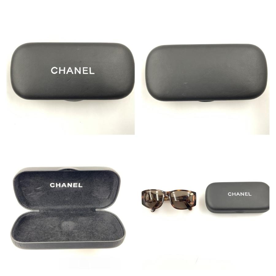 〇〇CHANEL シャネル ココマーク サングラス スモークブラウン 02461 91235 CHANEL（シャネル） 〇〇 ココマーク サングラス スモークブラウン