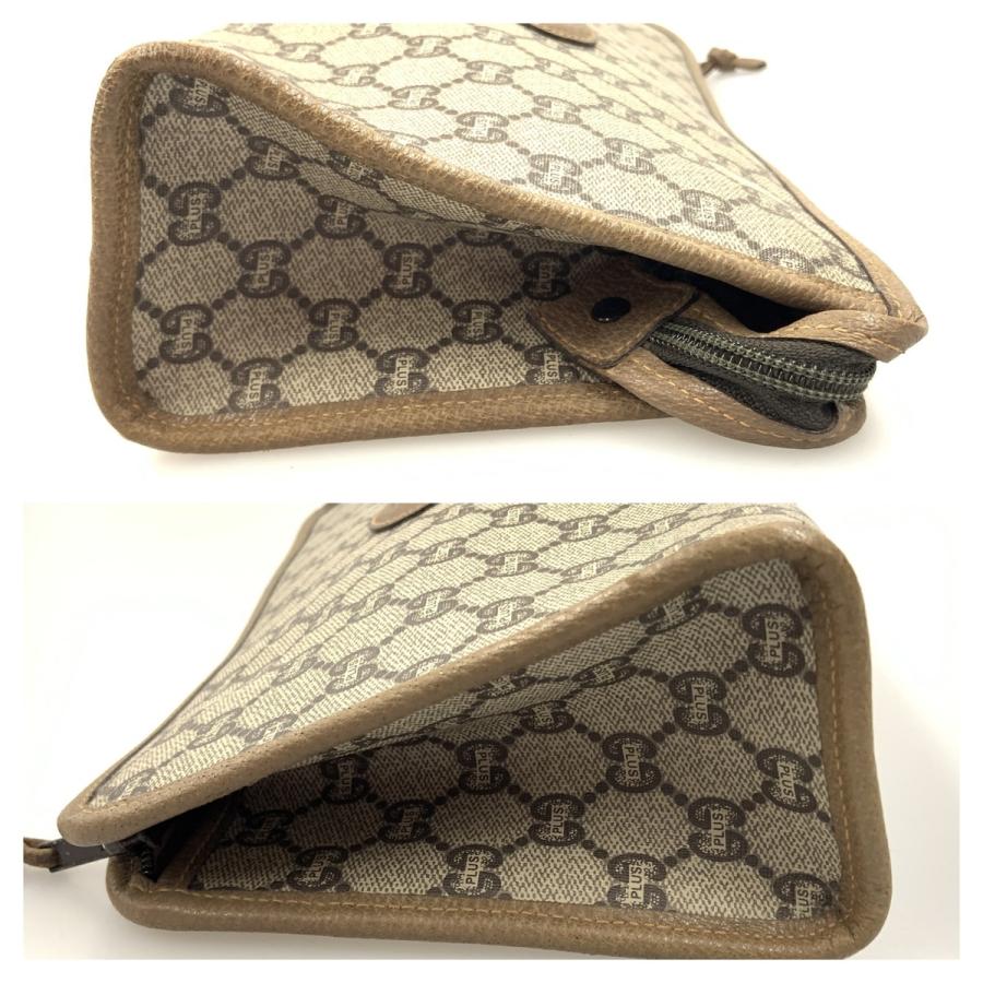 〇〇 GUCCI PLUS グッチプラス クラッチバッグ ポーチ ベージュ 傷や