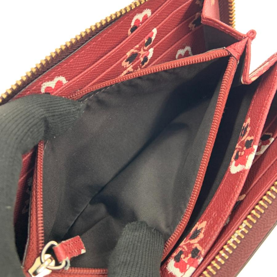 COACH（コーチ） 〇〇 マルチ ブランブル ローズ プリント ラウンド
