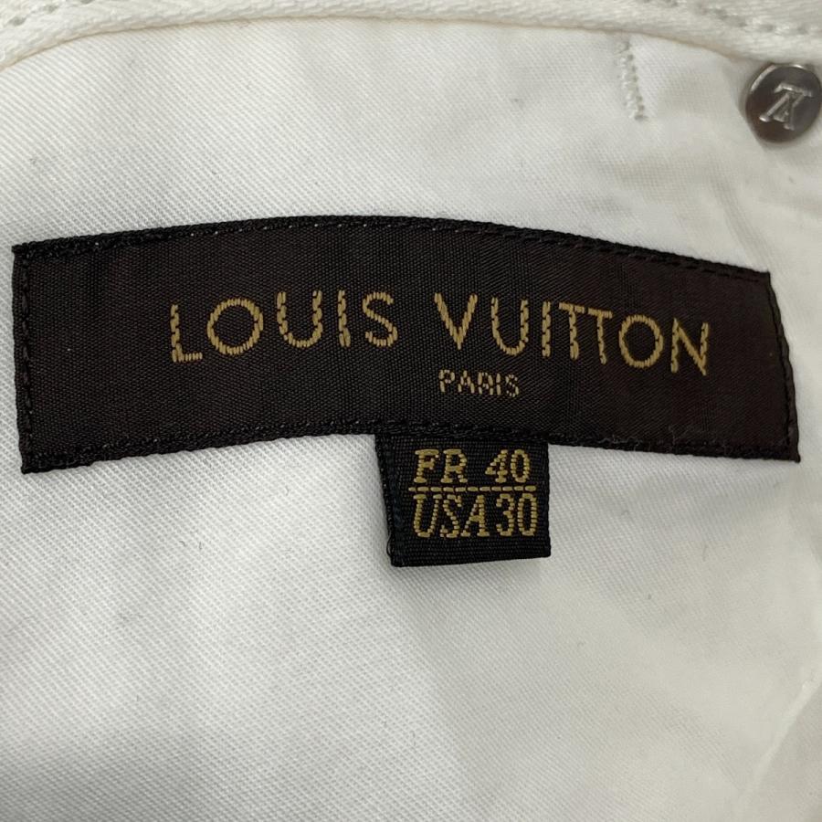 〇〇LOUIS VUITTON ルイヴィトン パンツ デニム ジーンズ USA 30インチ ホワイト LOUIS VUITTON（ルイ・ヴィトン） 〇〇 パンツ デニム ジーンズ USA 30