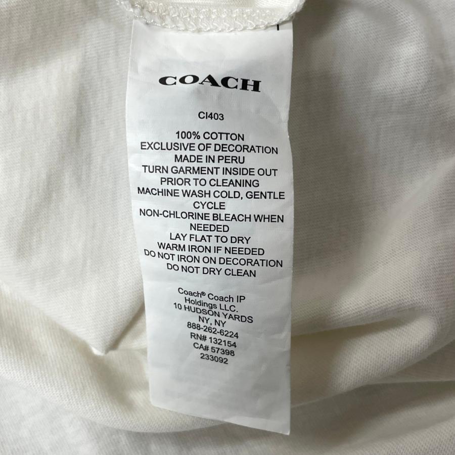 〇〇COACH コーチ レディース シグネチャー スクエア クロス スティッチ チェリーTシャツ サイズXS CI403 ホワイト 公式】COACH – コーチ | シグネチャー スクエア クロス スティッチ