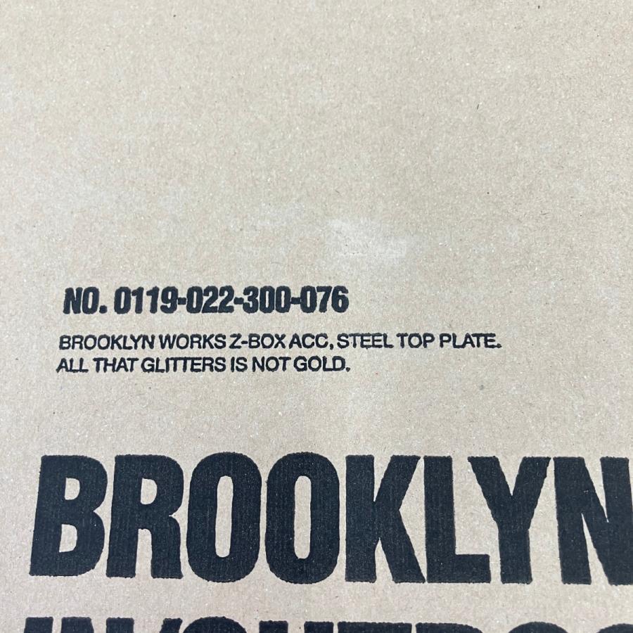 BROOKLYN WORKS ブルックリンワークス メタルプレート 天板 KHAKI 0119-022-300-076 未開封品  未使用の画像