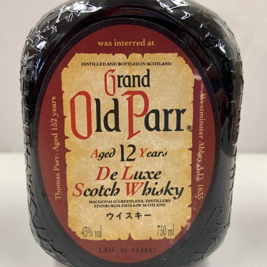 〇〇 Grand Old Parr グランド オールドパー 12年 デラックス 750ml 43