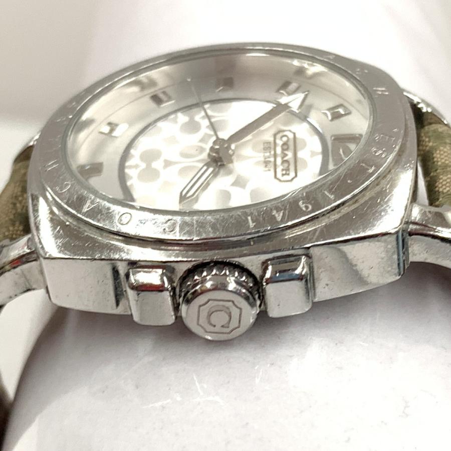 COACH 〇〇 コーチ ミニシグネチャー クォーツ腕時計 CA.64.7