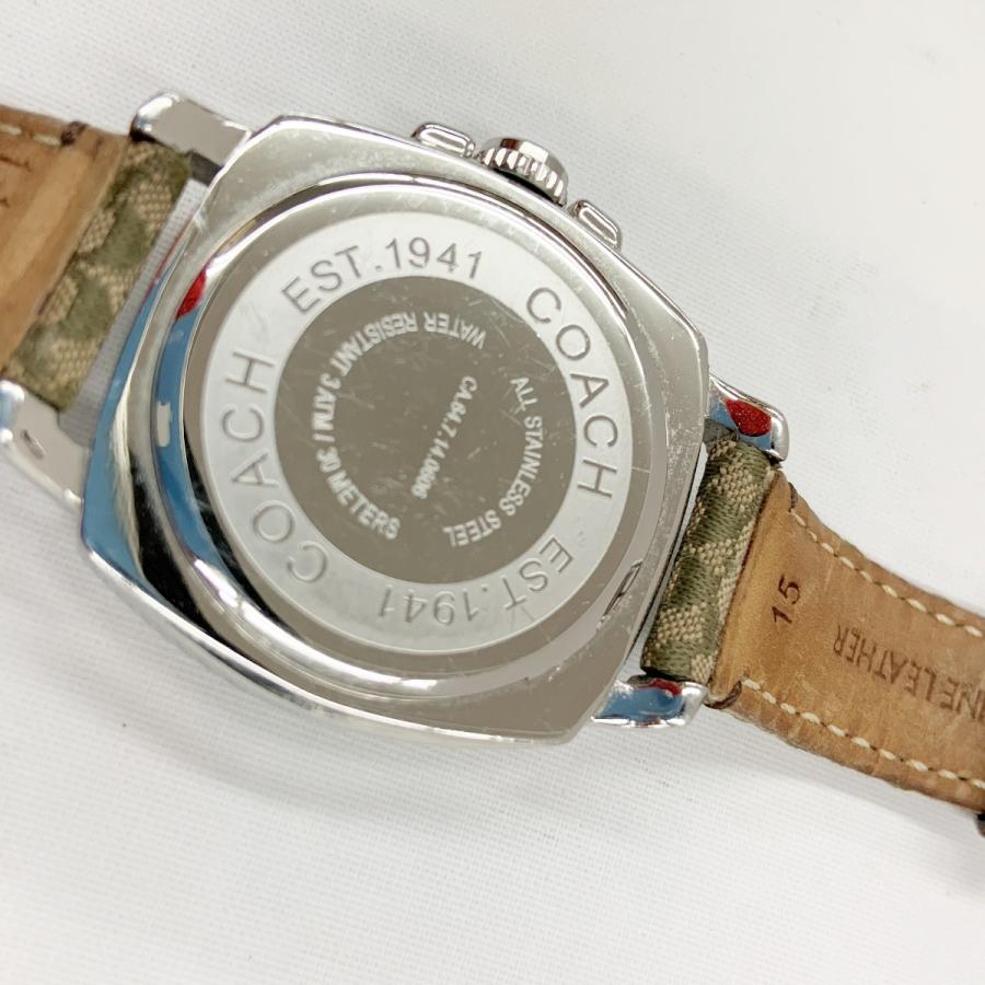 COACH 〇〇 コーチ ミニシグネチャー クォーツ腕時計 CA.64.7